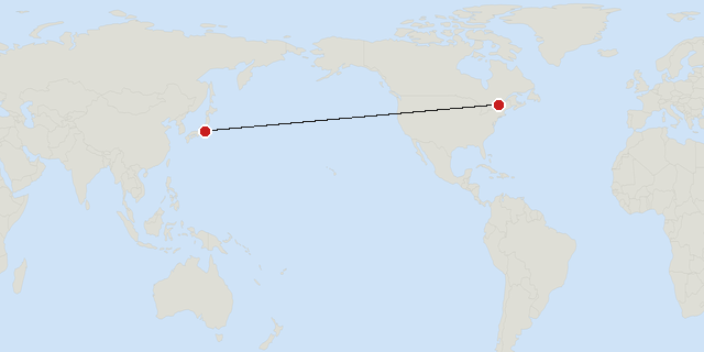 Montreal → Tokyo