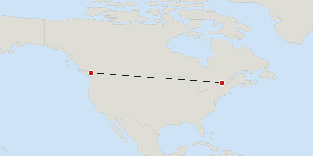 Vancouver → Montreal