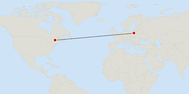 Montreal → Warsaw