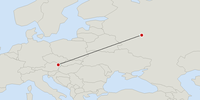 Moskau → Wien
