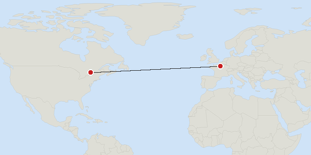Ottawa → París