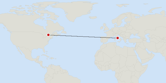 Ottawa → Rome