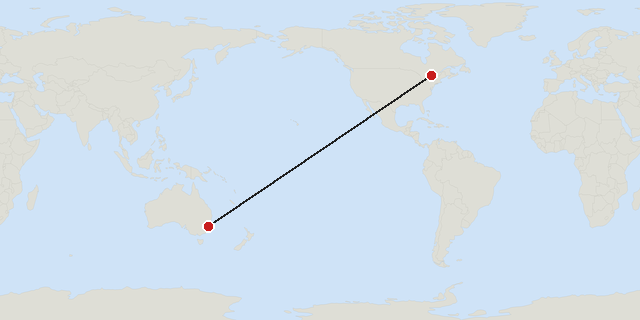 Ottawa → Sydney