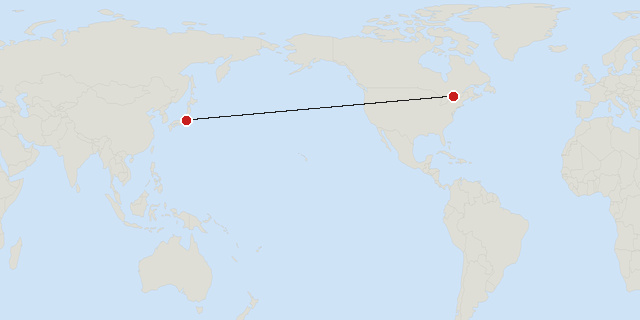 Ottawa → Tokyo