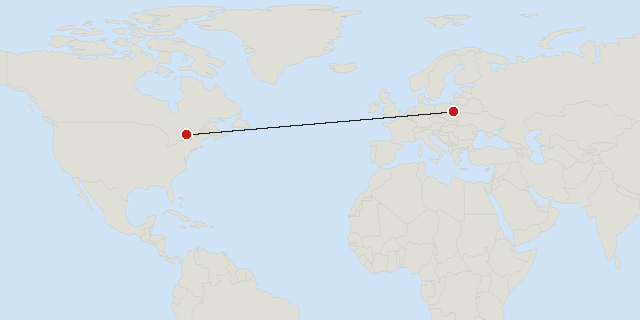 Ottawa → Warsaw