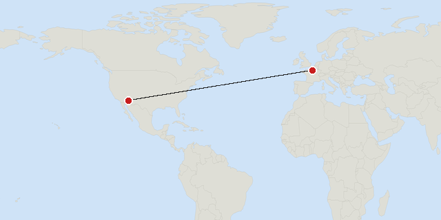 Paris → Phoenix