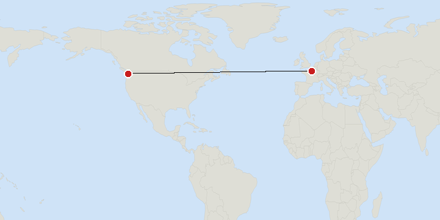 Paris → Seattle