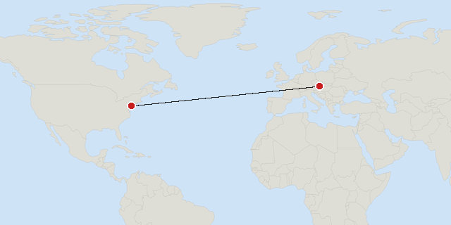 Viena → Filadelfia
