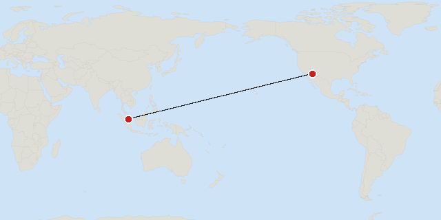 Singapore → Phoenix