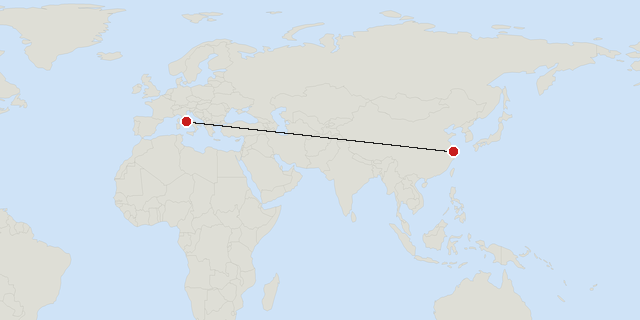 Shanghai → Rome