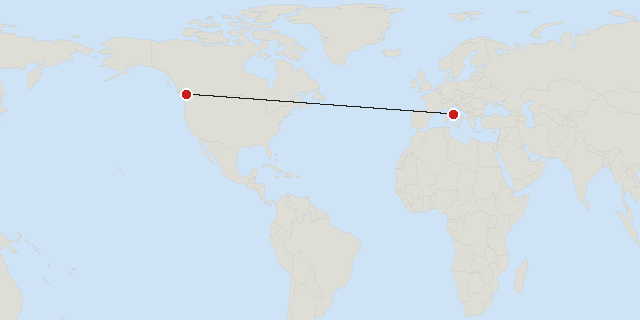 Rom → Vancouver
