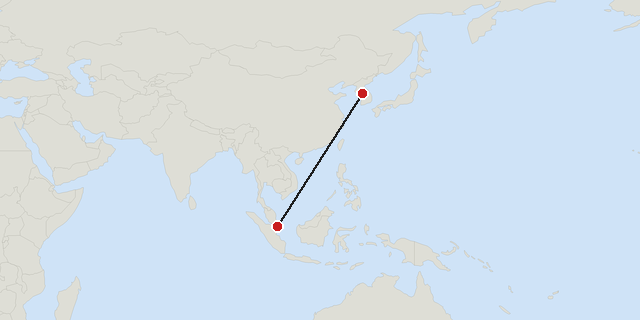Singapore → Seoul