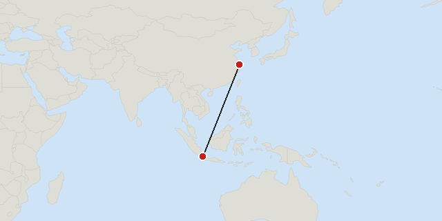 Shanghai → Tangerang