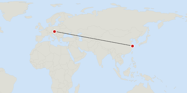 Shanghai → Wien