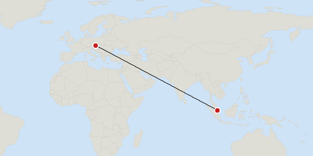 Vienna → Singapore
