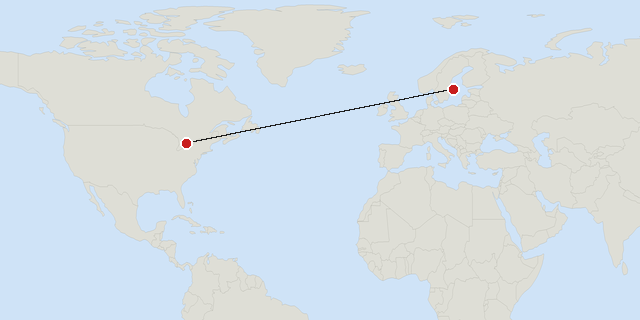 Stockholm → Toronto