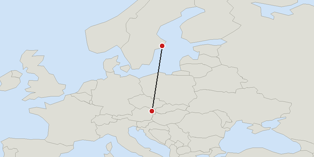 Stockholm → Vienna