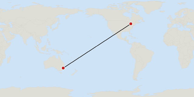 Sydney → Toronto