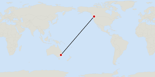 Sydney → Vancouver