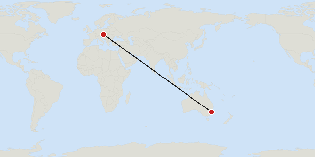 Sydney → Vienna
