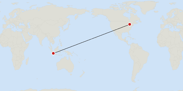Tangerang → Toronto