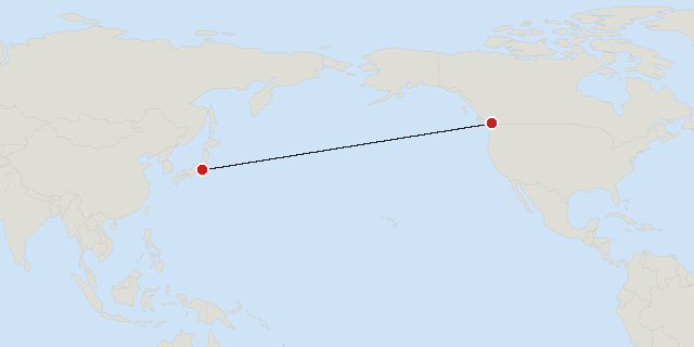 Tokyo → Vancouver