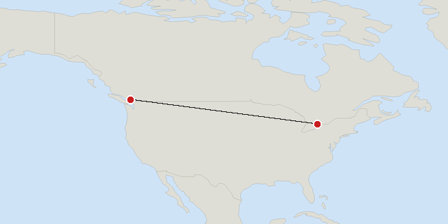 Toronto → Vancouver
