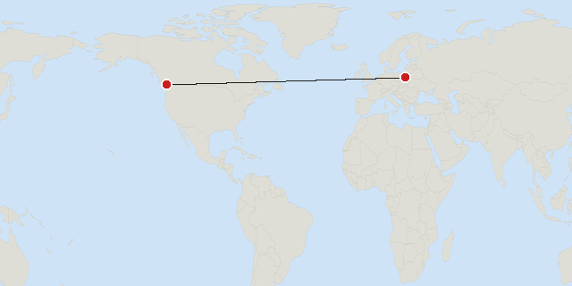 Vancouver → Warsaw